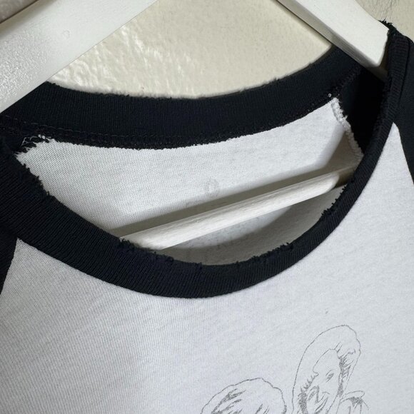 Golden Girls "Golden State of Mind" Black & White Baseball Shirt, Size Medium - Picture 4 of 7